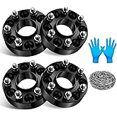 BDFHYK 6x114.3mm Wheel Spacers 1.5 inch 6x4.5 Hubcentric Wheel Spacer Compatible with Nissan 2005-2023 Frontier Pathfinder Xterra, Forged 6 Lug Wheel Adapters M12x1.25 & 66.1mm Hub Bore, Set of 4