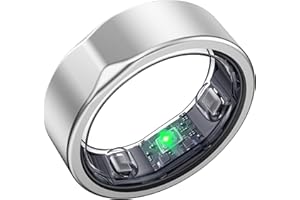 SEEKZERO Smart Ring-Size First Before You Buy, No APP Subscription,7-10 Days of Use,Sleep & Activity Real-Time Monitor, Stress/Heart Rate/SPO₂ Tracker, Compatible with iOS and Android (Silver, 11)