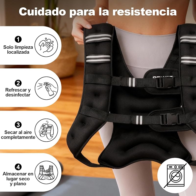 Weight Vest for Strength Training, Chest Size Adjustable, Practical Bag, Filled with Iron Sand, Ideal for Gym Workouts, Yoga Training and Aerobic Exercises (12lb/5.5kg)