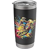 Snowmobile Rider Extreme Snowmobiling Winter Sports Stainless Steel Insulated Tumbler