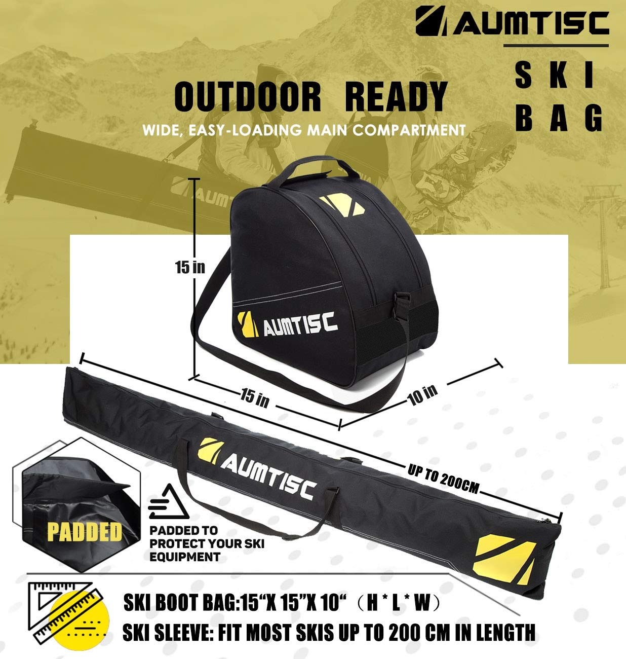 athletico ski boot bag