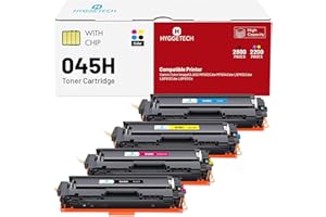 045H Toner Cartridges with Chip Replacement for Canon 045H CRG-045H CRG-045 Work with Canon Color ImageCLASS MF632Cdw MF634Cd