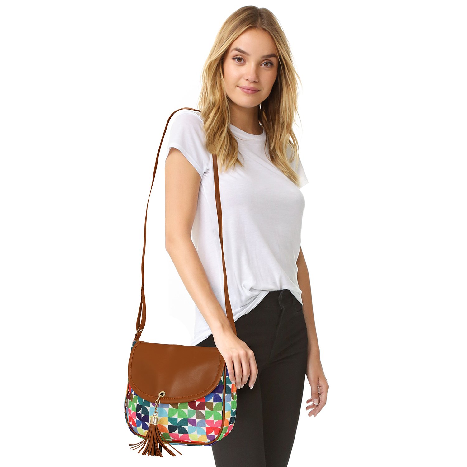 kleio stylish tassel sling bag for girls/women