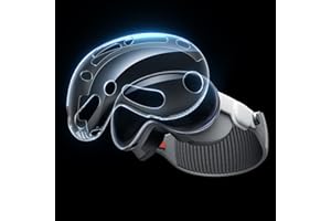 DIMONCOAT Compatible with Apple Vision Pro Case, [1:1 Coverage] Crystal Clear TPU Ultra Slim [Anti-Scratch Dustproof] Protective Cover for Apple Vision Pro VR Headset 2024 Accessories -Transparent