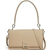 Tommy Hilfiger womens Leather Shoulder Bag With Removable Crossbody Strap