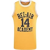 JKNAKN The Fresh Prince of Bel Air 25 Carlton Banks Basketball Jersey,90s Hip Hop Clothes for Party Men