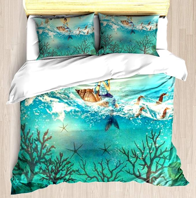mermaid duvet cover queen