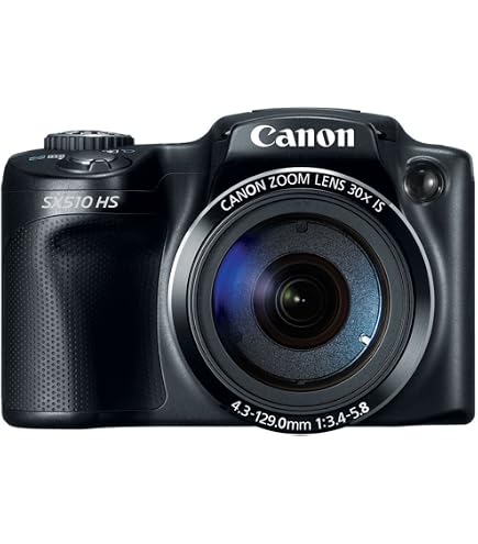 Amazon.com : Canon PowerShot SX510 HS Digital Camera, Black