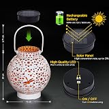 KOOPER Dragonfly Solar Lanterns, Vintage Garden Lights Outdoor Hanging view 4