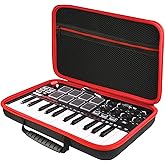 LVKAYCE Carrying & Protective Case for Akai Professional MPK Mini MK3 & MKII | MPK Mini Play -25 Key USB MIDI Keyboard Controller (Case Only)