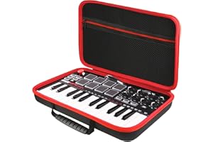 LVKAYCE Carrying & Protective Case for Akai Professional MPK Mini MK3 & MKII | MPK Mini Play -25 Key USB MIDI Keyboard Controller (Case Only)