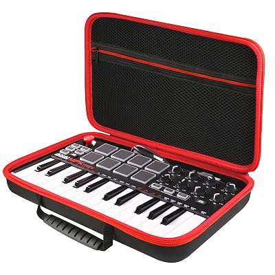LVKAYCE Carrying & Protective Case for Akai Professional MPK Mini MK3 & MKII | MPK Mini Play -25 Key USB MIDI Keyboard Controller (Case Only)