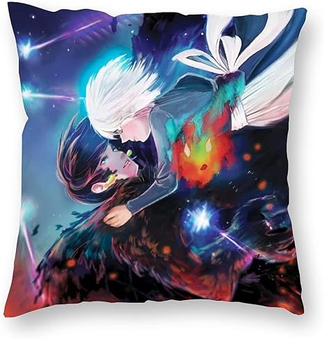 Amazon Co Jp ハウルの動く城 アニメぬいぐるみ枕インドアファッションソファバッククッションカバー枕ケースロング枕ケースホームデコレーションハグ枕ケース ホーム キッチン