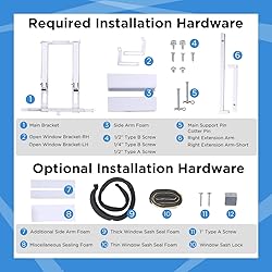 Midea 8,000 BTU U Shaped Smart Inverter Window Air