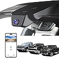 Mangoal 4K Dash Cam fit for Chevy Silverado 1500 2022-2025 2500 HD/3500 HD 2024 2025 (Model C),WT RST LTZ Custom Trail Boss High Country ZR2, 2160P Video, WiFi & APP, 128GB Card