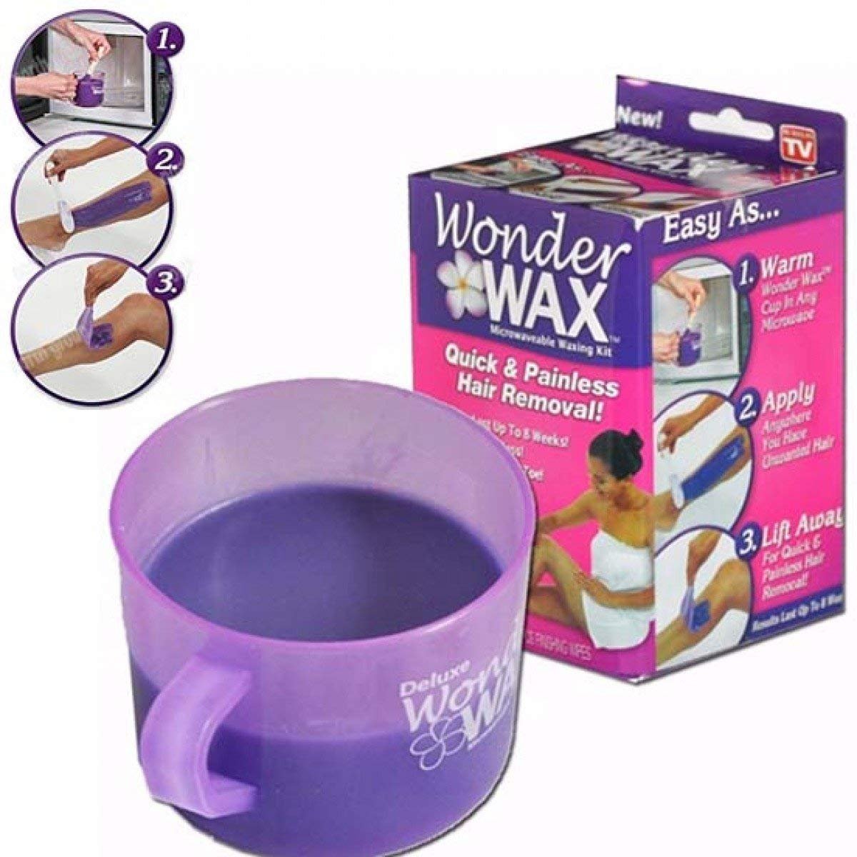 Blapoxe Painless Hair Removal For Body Legs Wax Wonder Wax