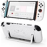 GeekShare Slim Protective Case Compatible with Switch 2 (2025), Anti-Scratche and Shock-Absorption Dockable Hard Shell for Switch 2 Game Console - Star Angel Cat