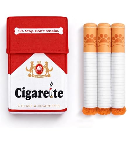 Amazon.com: Funny Cigarettes Dog Toy Plush Squeaky Toy Interactive Dog  Teething Toy Squeaky Cigar Pet Toy Dog Chew Toy for Dog Birthday, 12x2x2in  : Pet Supplies