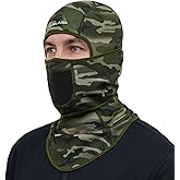 MELASA Winter Balaclava Face Mask for Cold Weather Thermal Fleece Ski Mask with Movable Face Cover for Outdoor Work Skiing