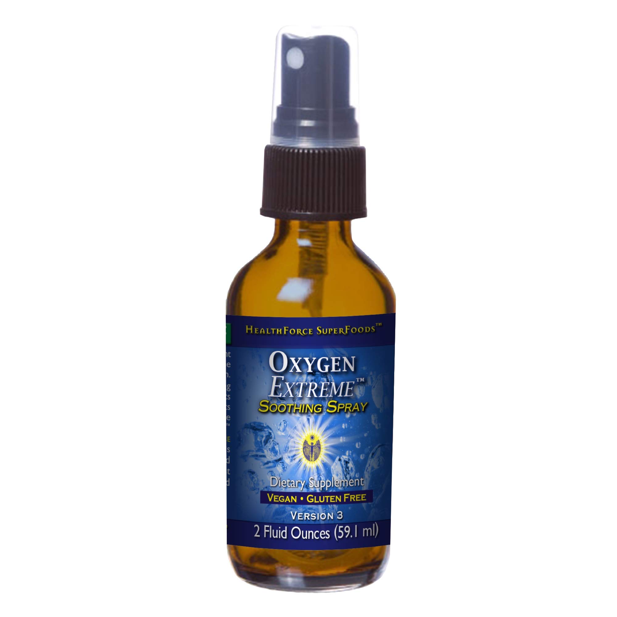 HealthForce SuperFoods Oxygen Extreme Soothing Spray 2 Fl Oz PH