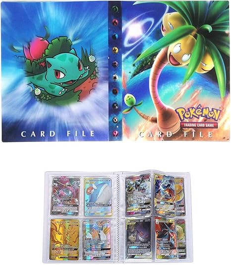 Amazon Uhippoアルバム ポケモンgxメガカード用 トレーディングカードホルダーバインダー コレクションカードアルバム フロダーバインダー ポケモンカード用 30ページ 240枚のカードを収納可能 バックツーバック 例えば おもちゃ おもちゃ