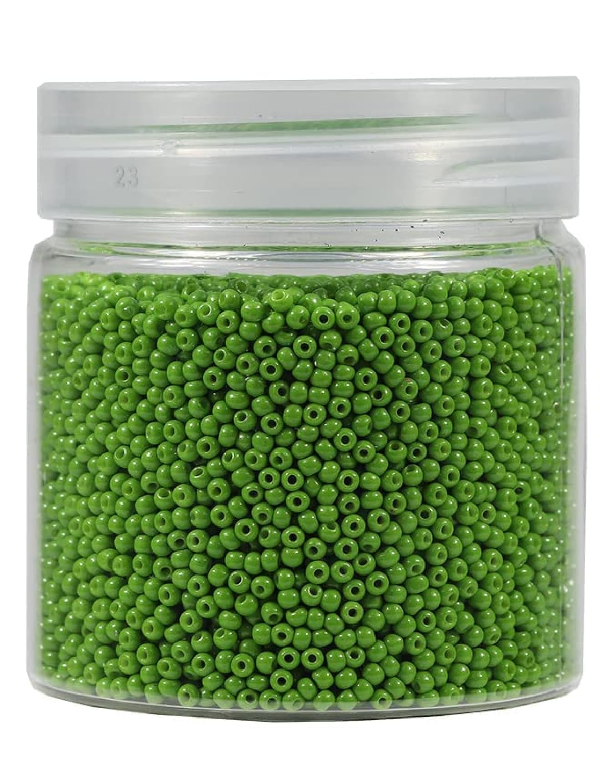 Bala&Fillic Size 2mm Round Seed Beads 10000pcs/110 Grams in Box 12/0 Olive Green Craft Seed Beads for Making Jewelry Earring Bracelets Necklace (Olive Green)