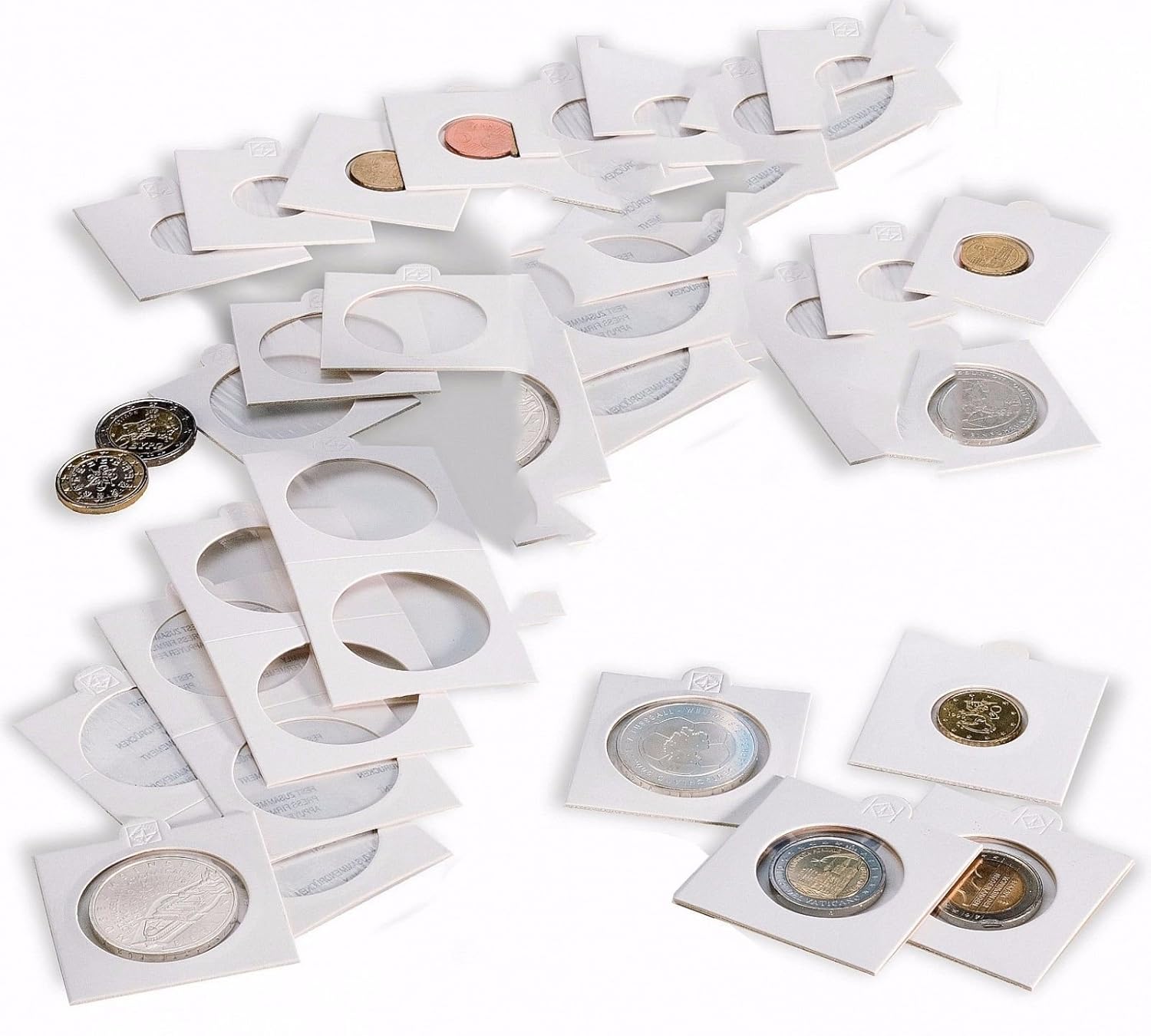 Lighthouse coin Holders, selfadhesive, up to 17.5 mm Ø, 25 per pack Amazon.co.uk Office Products