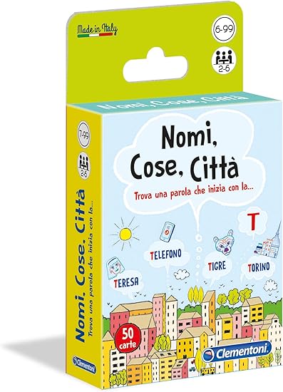 Clementoni Nomi Cose Citta Gioco Da Tavola Multicolore Amazon It Giochi E Giocattoli