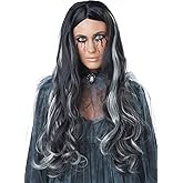 California Costumes, Bloody Mary Wig, Black & Gray
