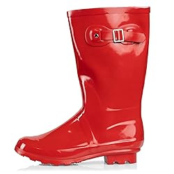 NORTY Waterproof Rain Boots for Women Size 9, Mid