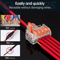 GKEEMARS 26Pcs Compact Splicing Connectors Wire