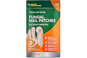 Natural Vine Nail Patches: Nail Fungus Treatment 32 Pcs