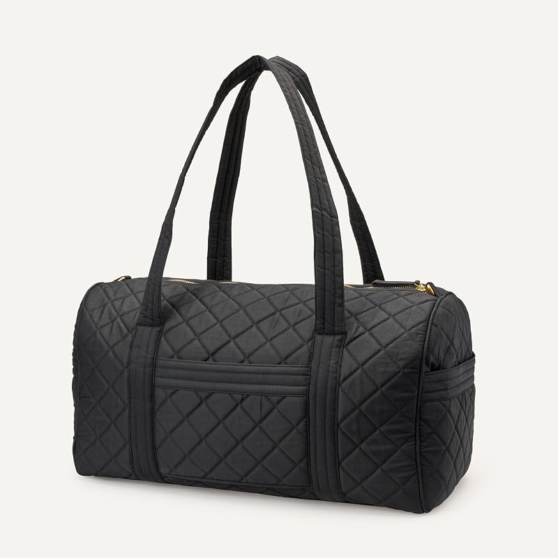 Bolsa de Viaje Acolchada Mujer, Negro, Talla única