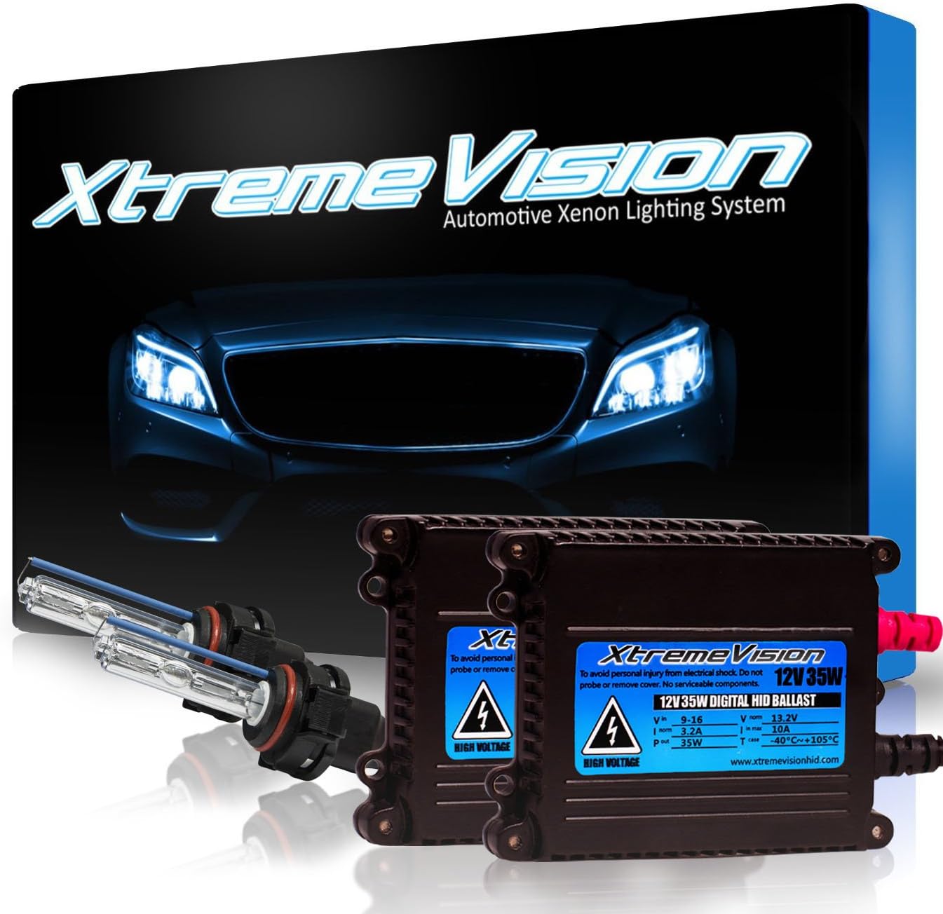 XtremeVision 35W Xenon HID Lights with Premium Slim Ballast - 5202/12086 30000K - 30K Deep Blue - 2 Year Warranty