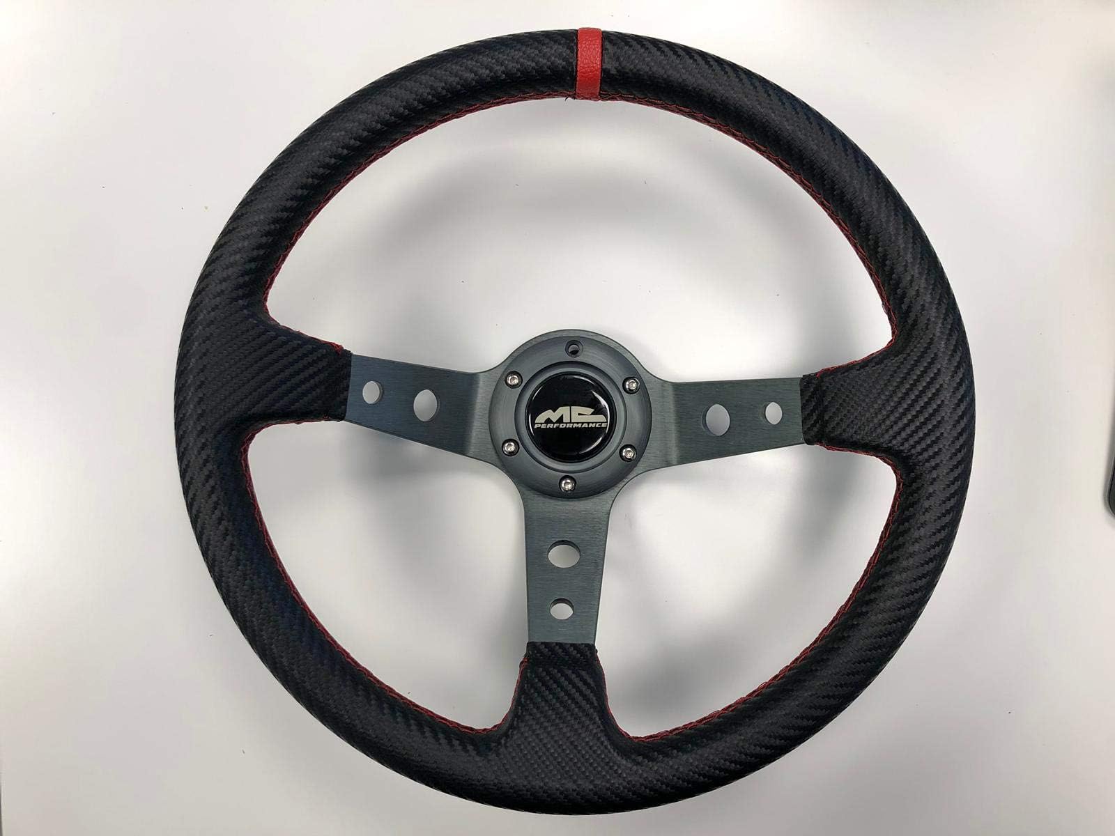 MCPerformance Displacement Drift Rally Steering Wheel 350mm Carbon