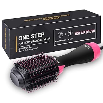 Amazon Com Ikedon Hair Dryer Brush Dry Straighten Curl One