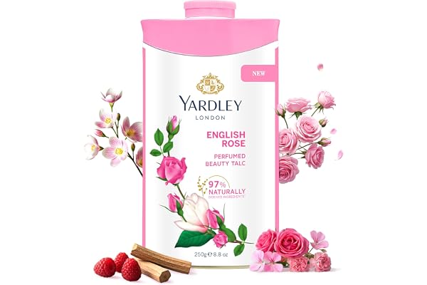 Yardley English Rose Perfumed Talc, 250 g