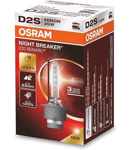 Amazon.com: OSRAM XENARC NIGHT BREAKER 220, D3S, 220% more