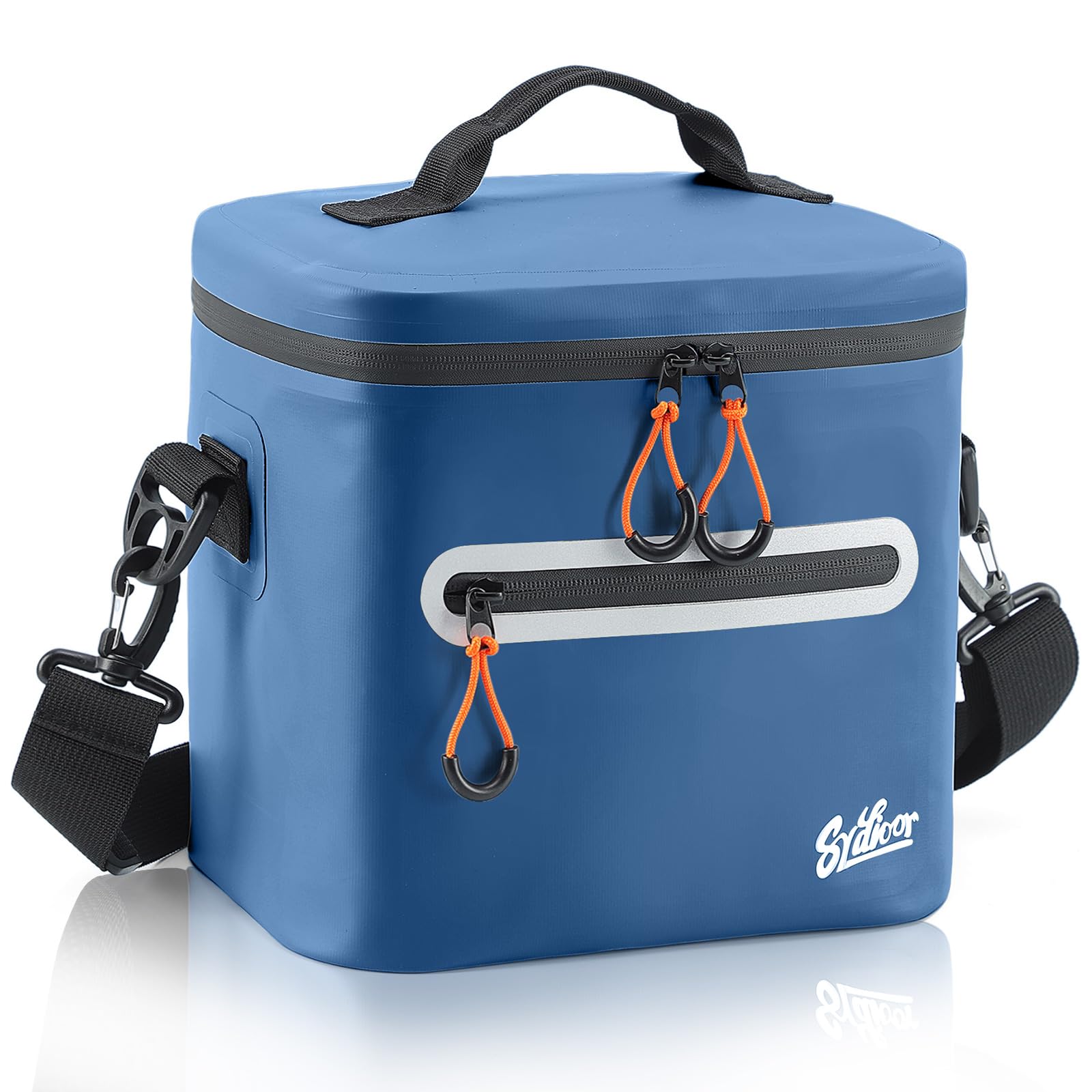 Photo 1 of Soft-Sided Cooler Bag, 7/16/30 Can Portable Ice Chest Box, Waterproof, Leak-Proof, Insulated Cooler for Lunch, Beach, Drink, Beverage, Travel, Camping, Picnic