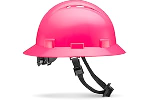 Acerpal Full Brim Vented Solid Color OSHA Hard Hat with 6-Point Suspension
