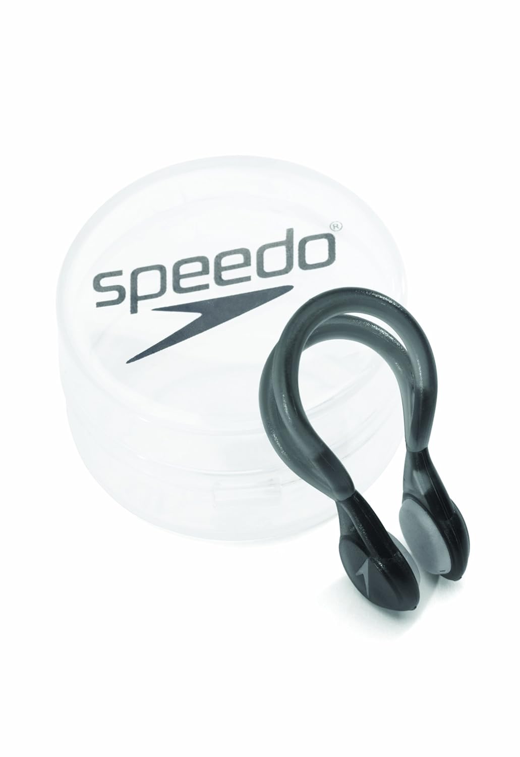 Speedo Liquid Comfort Nose Clip, Charcoal, One Size, Nose Clips