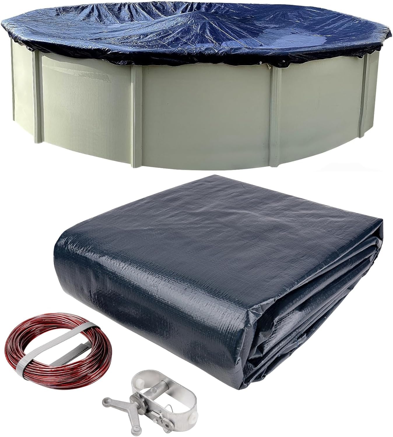 Winter Block 30’ ft. Round Pool Winter Cover for