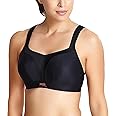 Panache Women's High Impact Underwire Sports Bra | Black 36E | Max Support, Moisture Wicking, Heavy Duty Sports Bra for Women