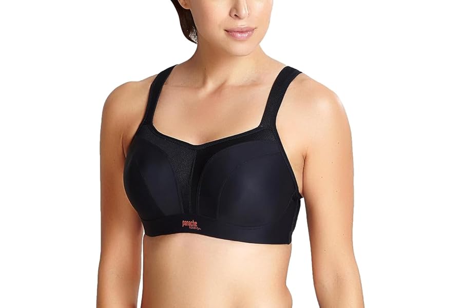 Panache Women's High Impact Underwire Sports Bra Max Support, Moisture Wicking, Heavy Duty Sports Bra for Women