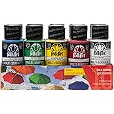 FolkArt Color, 10 Bottle Multi-Surface Acrylic Paint Set, 2oz, Basics