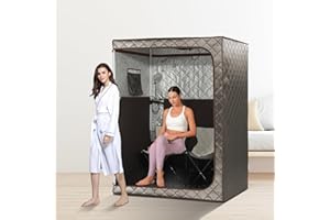 TaTalife Portable 1-2 Personl Infrared Saunas for Home, Full Spectrum Infrared Sauna, Full Size Large Space Spa, 2 Portable Upgrade Chair, Oversize Full Body Home Sauna Spa for Relaxation & Detox