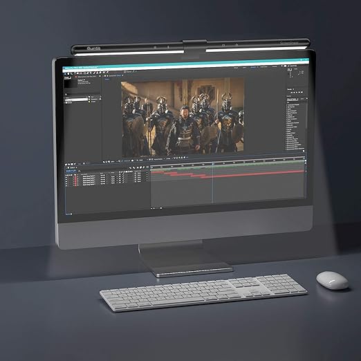 lampara de monitor de ordenador barra de luz de monitor de 52cm para el cuidado de los ojos lampara de trabajo led de lectura electronica con