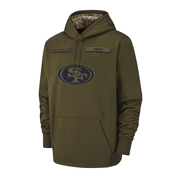 49ers salute to service hoodie