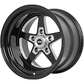 SSR Star Wheel [Size: 15" x 10"] Gloss Black | Bolt Pattern: 5 x 4.75", Back Spacing: 4.50", Offset: -25 mm, Center Bore: 3.27", Load Rating: 2100 lbs