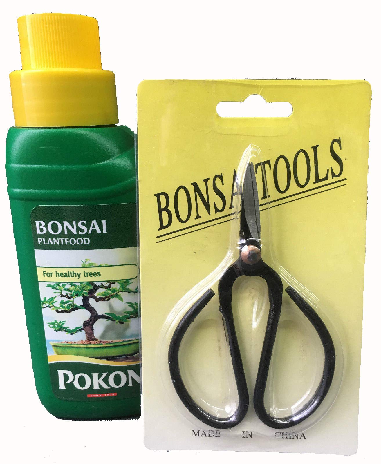 Bonsai Tree 2 Piece Care Set - Scissors and Feed
